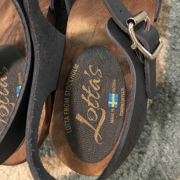 Lotta from Stockholm clogs, size 38, navy blue - Picture 8 of 9